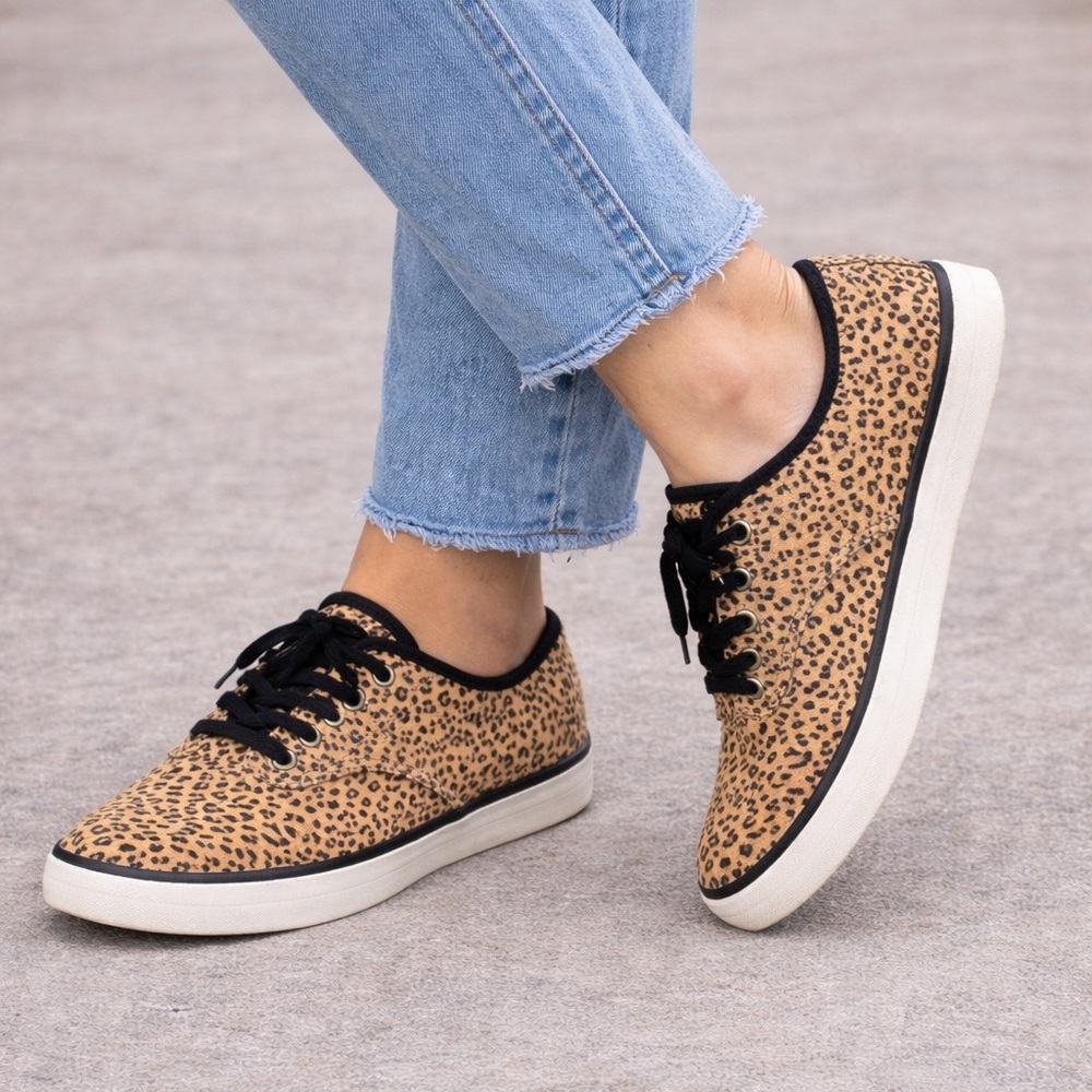 KEDS NWT Champion leopard print shoes women’s 8